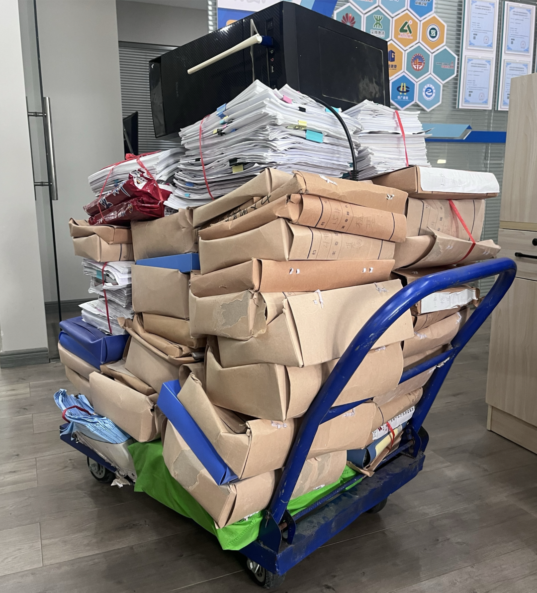 希望项目上能不再这样管理资料
