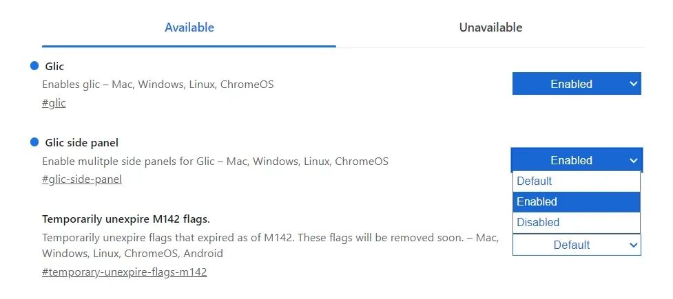 chrome-glic