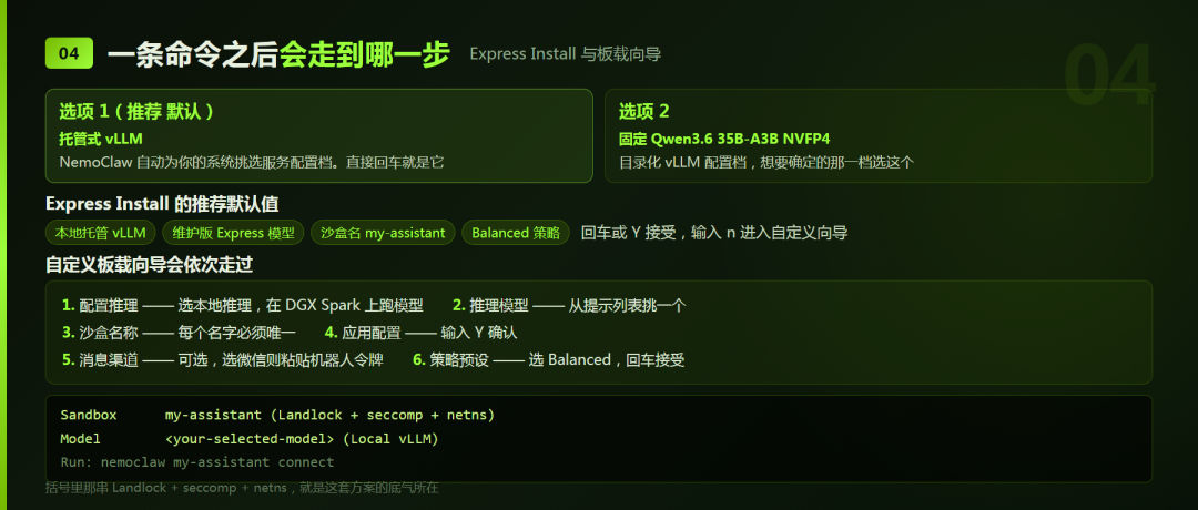 一条命令之后，你的 DGX Spark 就有了自己的本地 AI 助理：NemoClaw + vLLM 全流程实操 配图 6