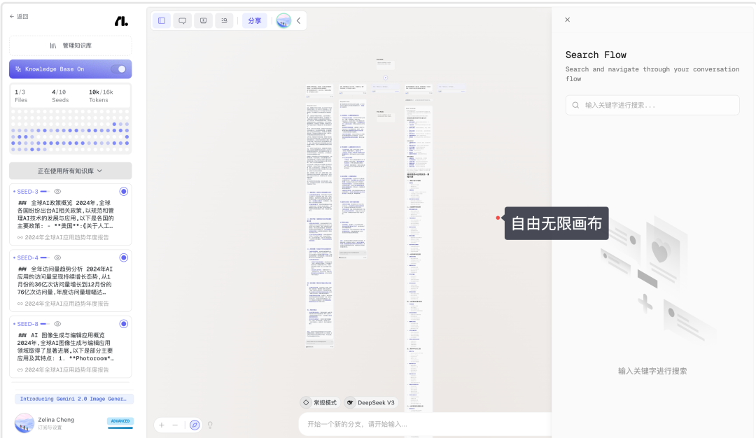 自由无限画布
